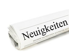 Neuigkeiten Schriftzug